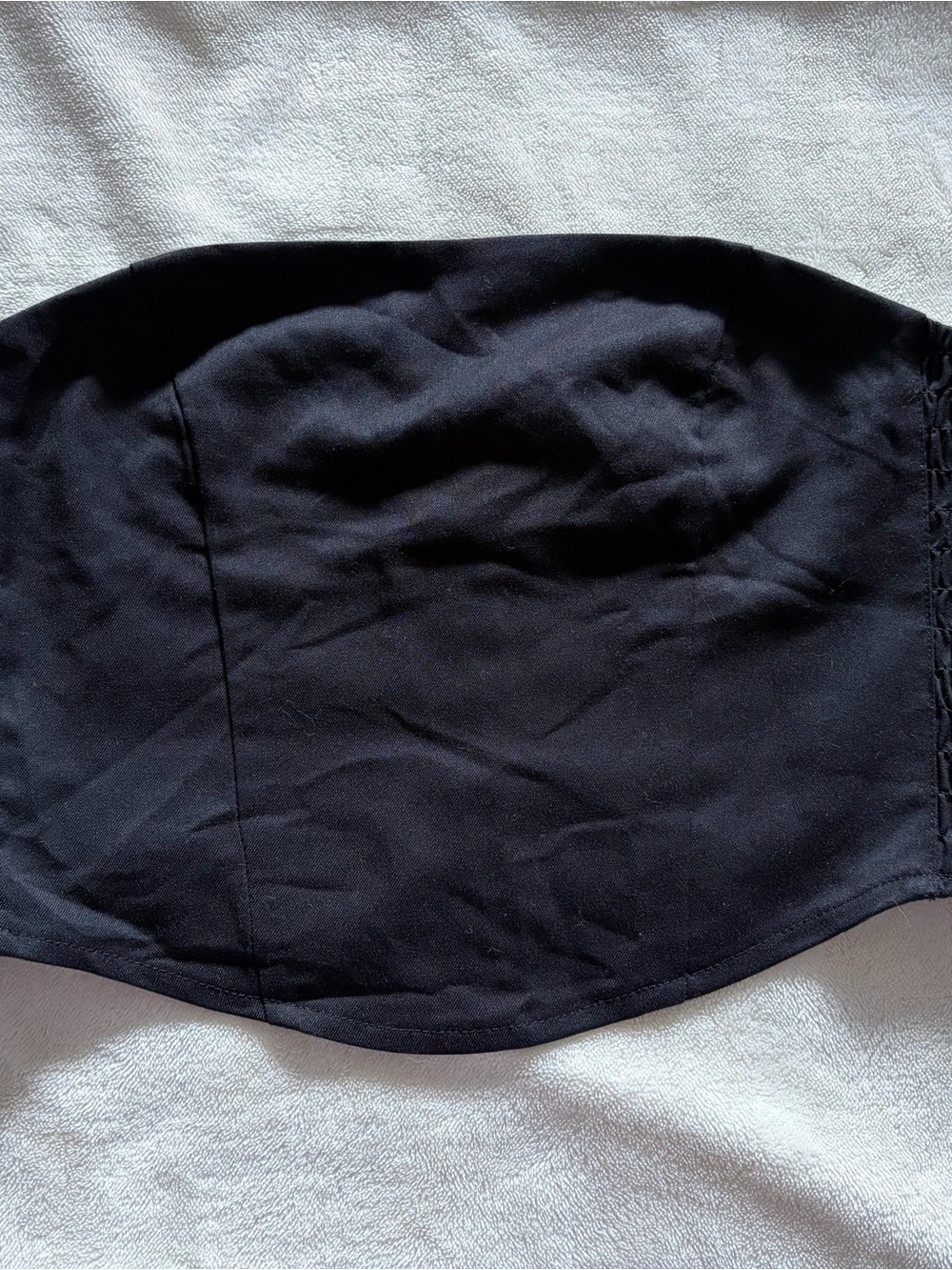 H&M Black Bandeau Crop Tube Top